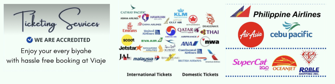 Viaje Holidays accredited ticketing services