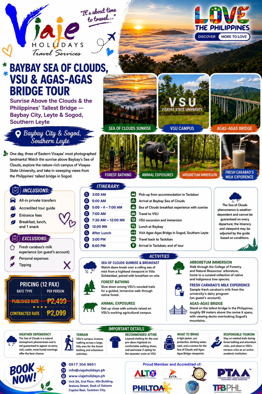 Baybay with VSU travel package