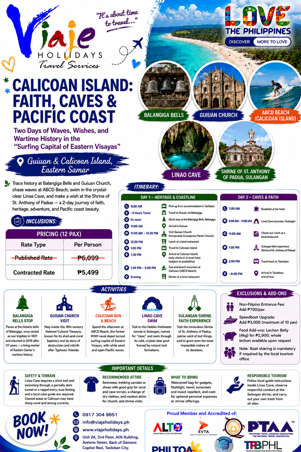 Calicoan Island travel package