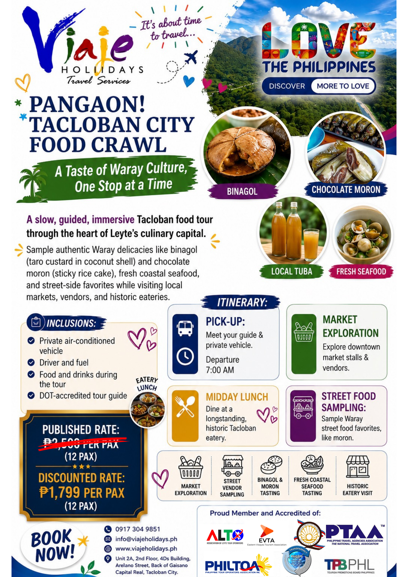 Pangaon! Tacloban City Food Crawl travel package