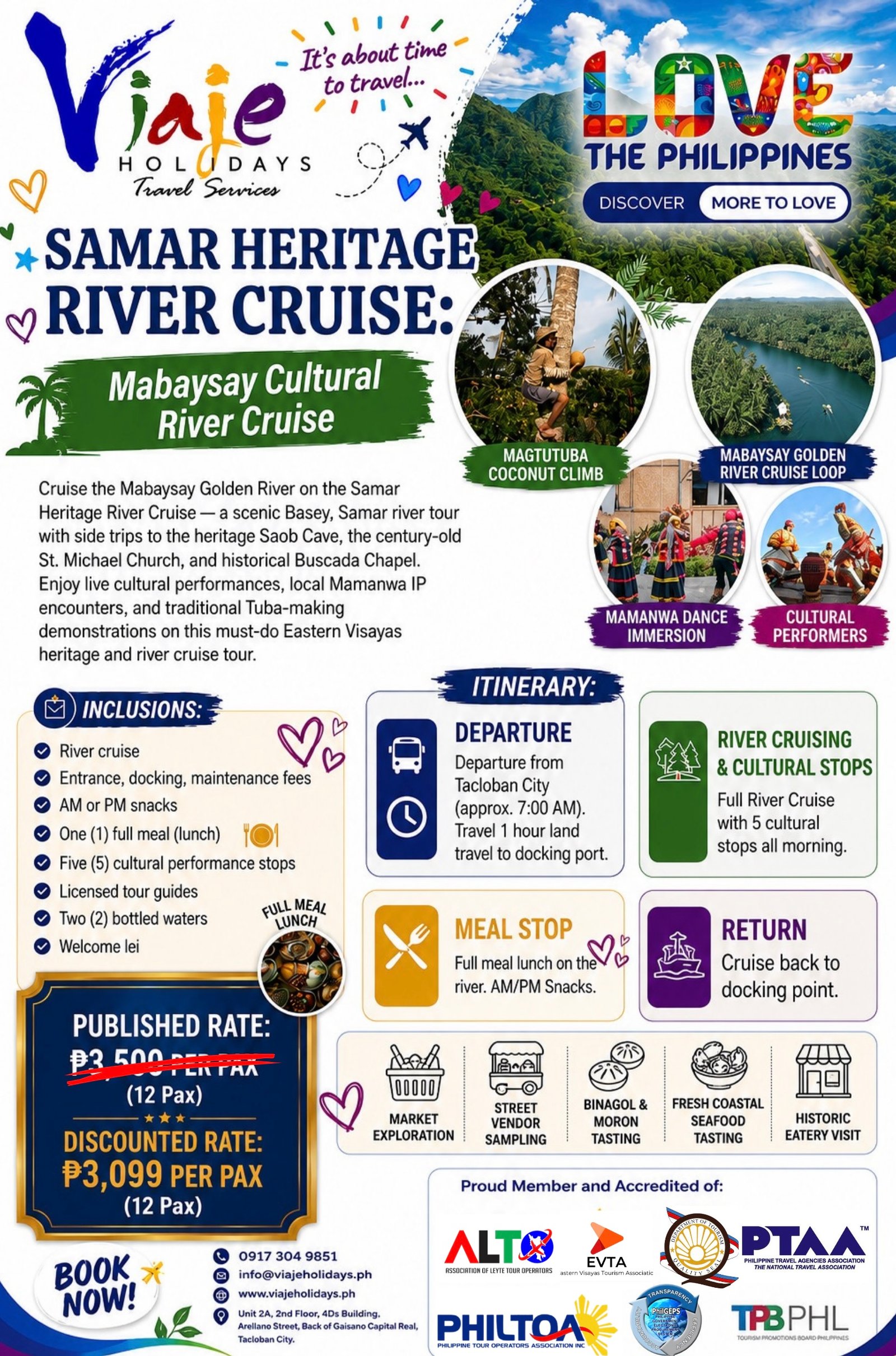 Samar Heritage River Cruise travel package