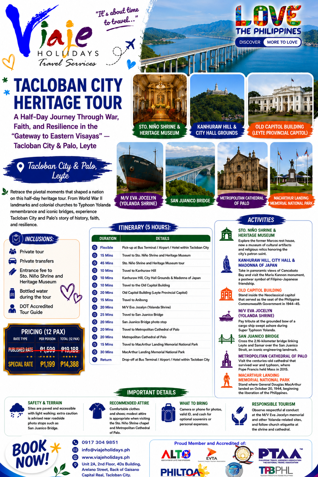 Tacloban City Heritage Tour travel package