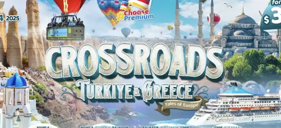 Crossroads Turkey & Greece 2025 international tour cover