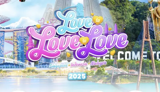 Love Love Love 2025 international tour cover
