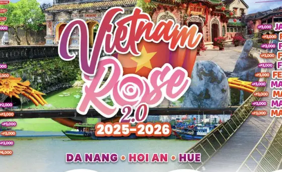Vietnam Rose 2.0: 2025 - 2026 Copy international tour cover
