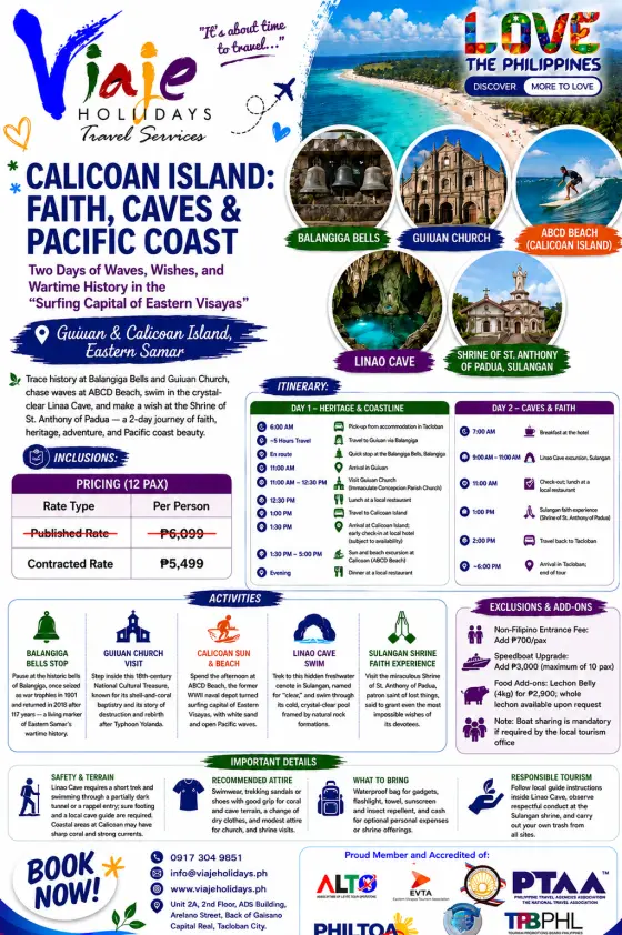 Calicoan Island travel package