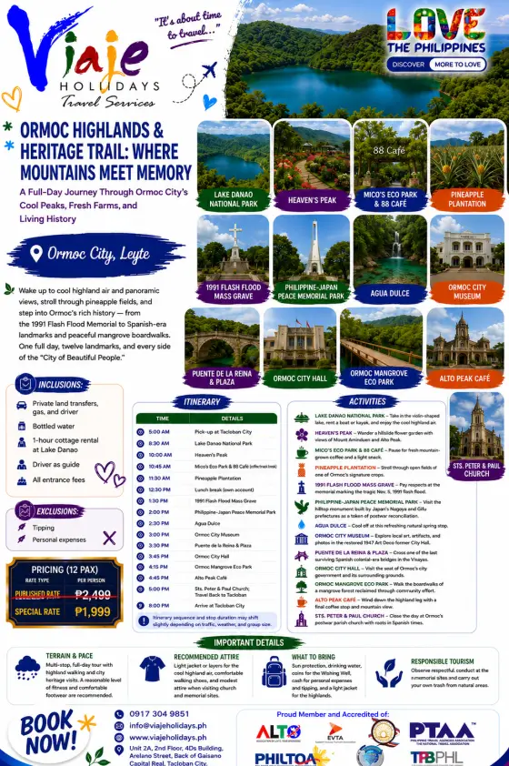 Ormoc Highlands travel package