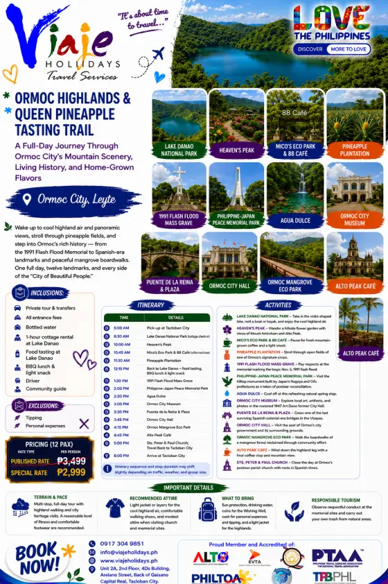Ormoc Tasting Trail travel package