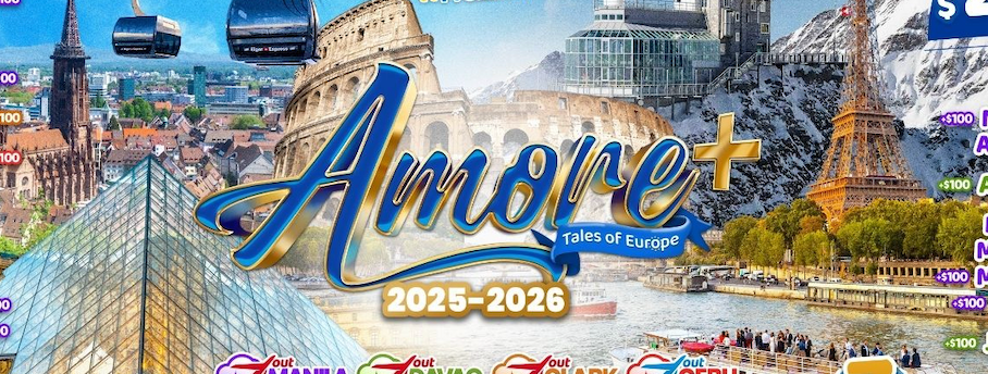 Amore: Tales of Europe 2025 - 2026 international tour cover