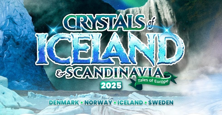 Crystals of Iceland and Scandinavia international tour cover