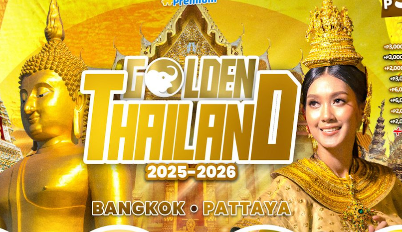 Golden Thailand 2025 - 2026 international tour cover