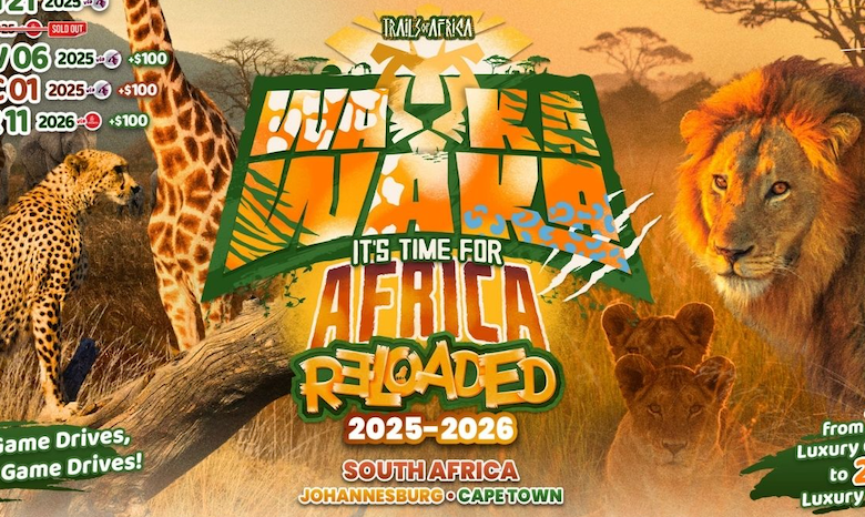 It's Time for Africa international tour cover