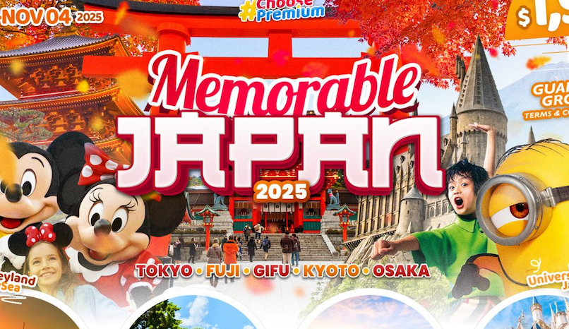 Memorable Japan 3 2025 international tour cover