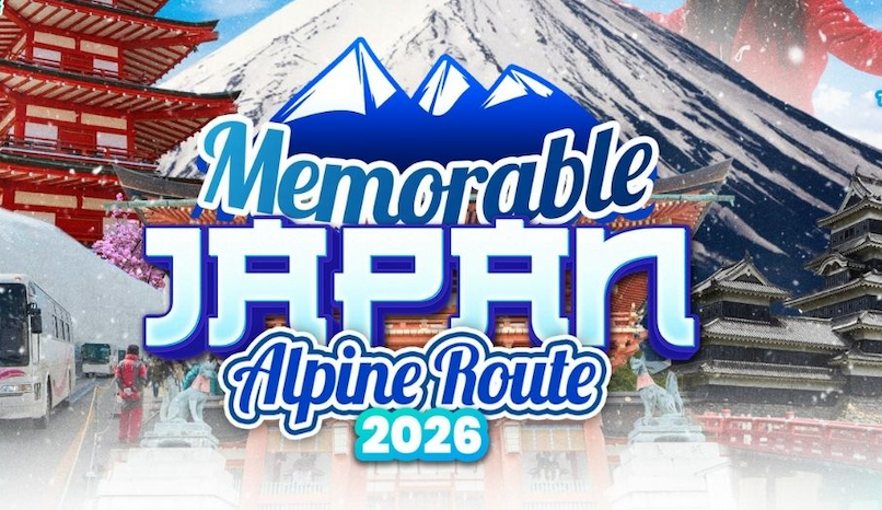 Memorable Japan Alpine Route 2026 international tour cover