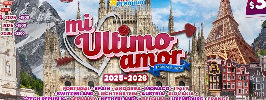 Mi Ultimo Amor 2025 - 2026 international tour cover