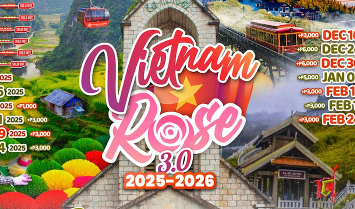 Vietnam Rose 3.0: 2025 - 2026 international tour cover